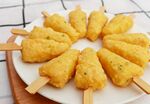 香酥炸鸡串摆盘