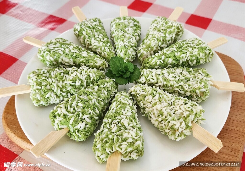 特色抹茶风味小吃