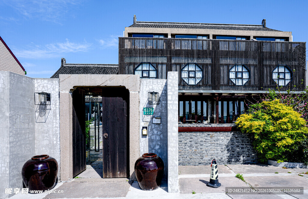 中式宅院建筑外景
