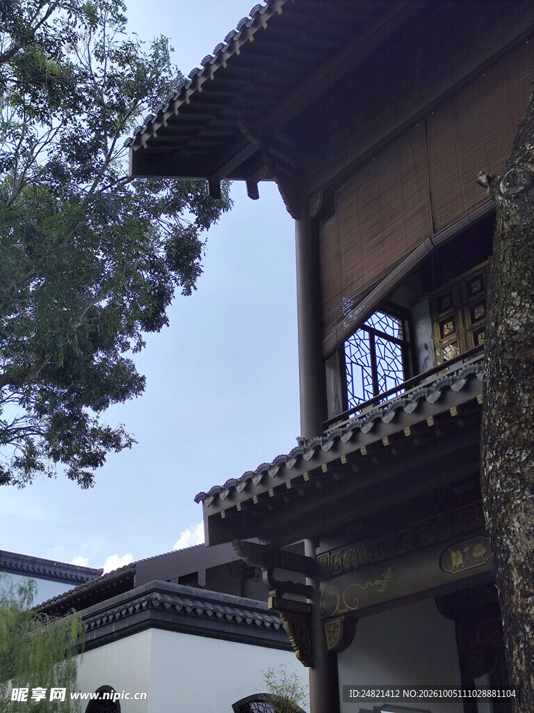 江南古建一隅风光