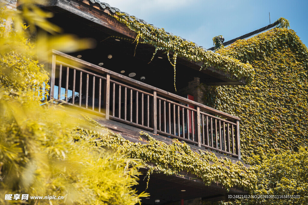 绿植覆顶生态小屋