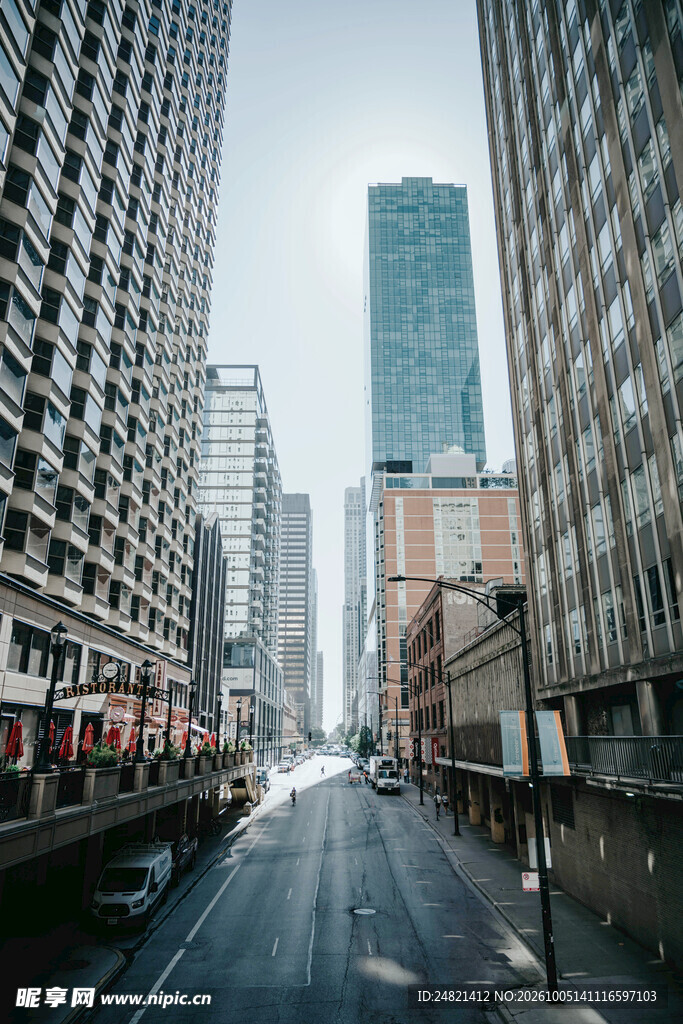 城市高楼街道景观