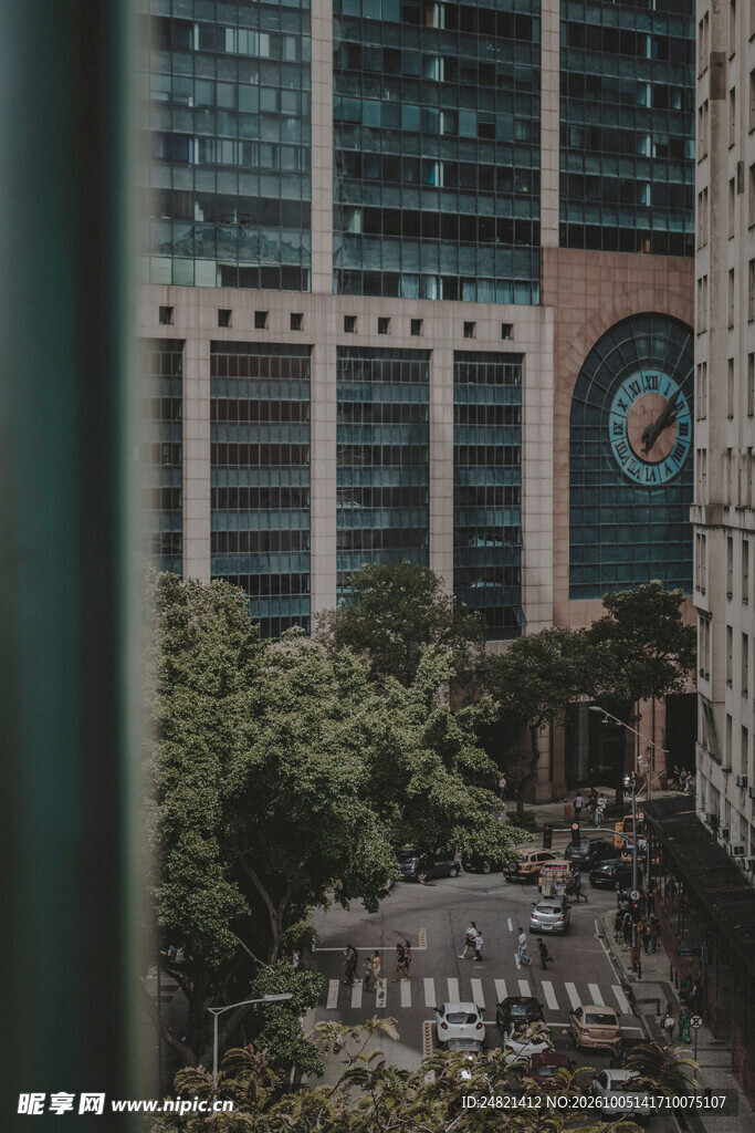 城市商务楼宇街景