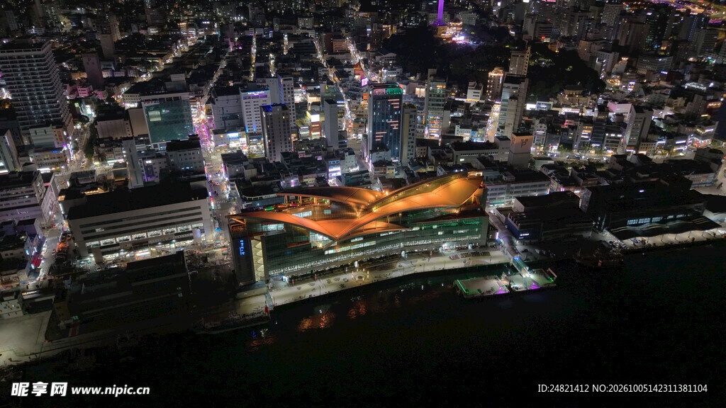 城市夜景桥梁景观