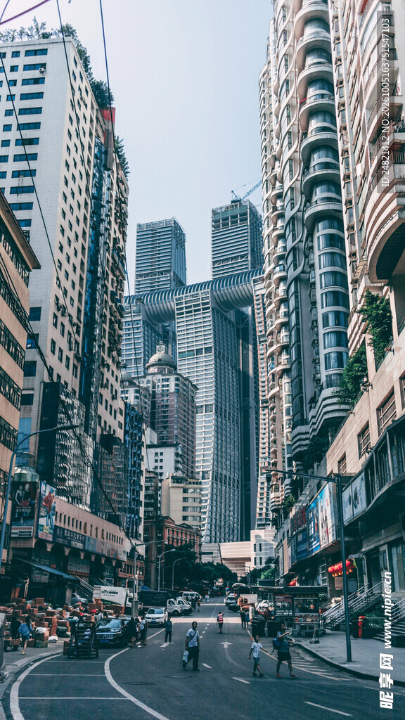 都市高楼街景风光