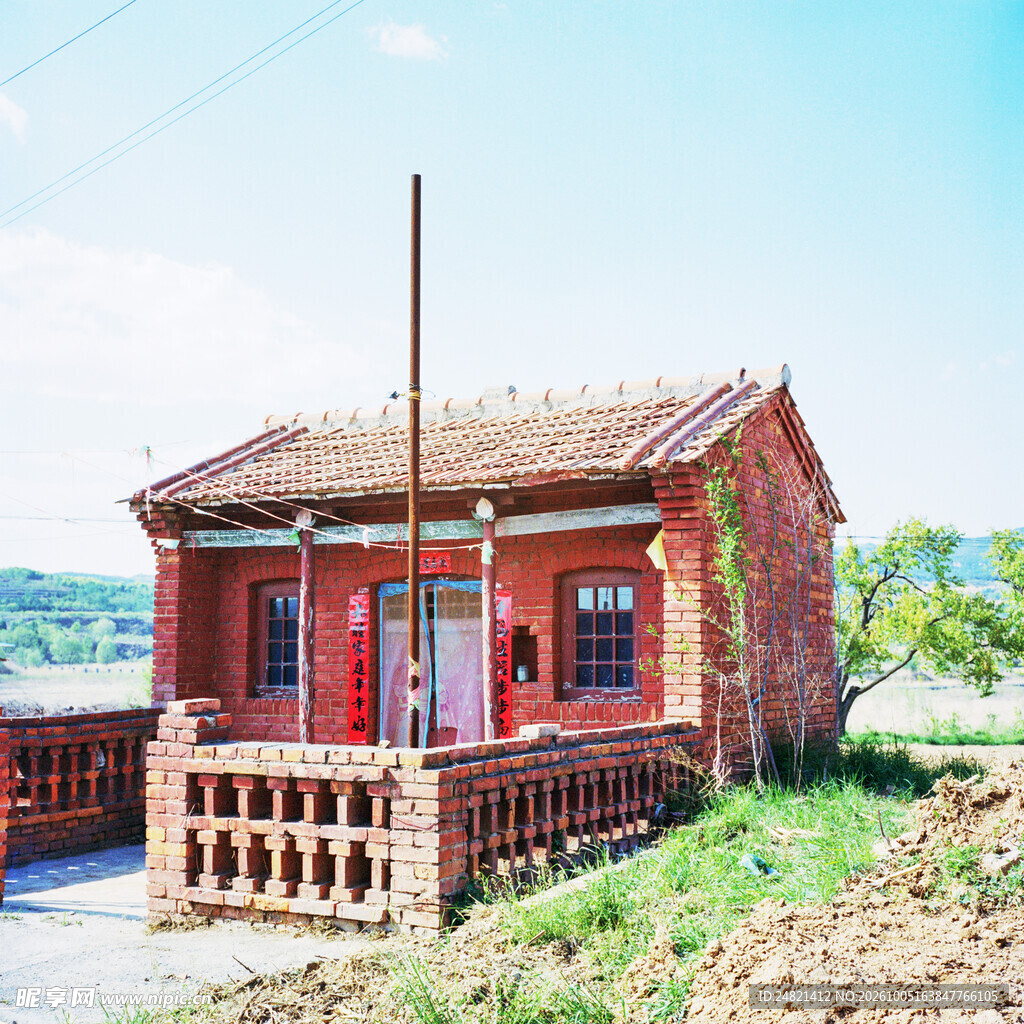 乡村红砖小屋