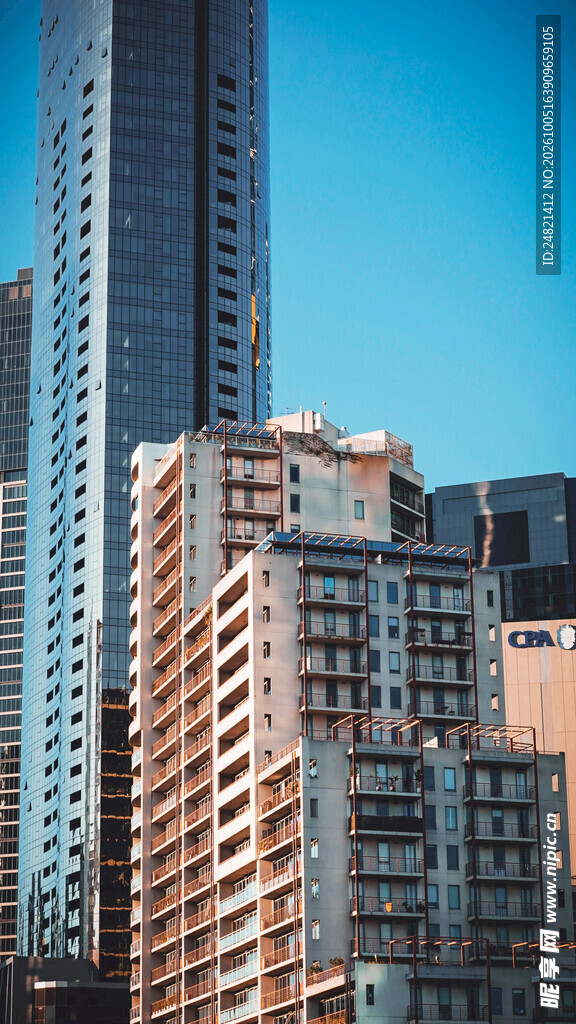 城市高层建筑群
