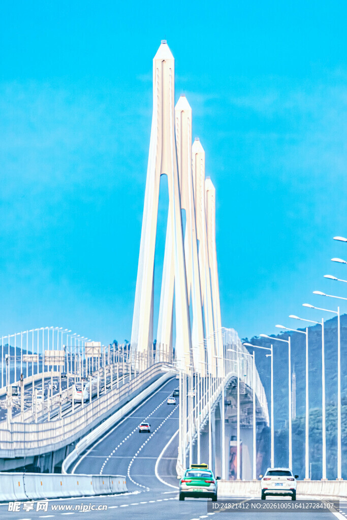 现代城市景观大桥