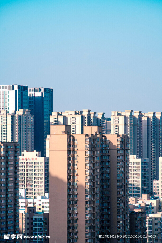 城市高层住宅建筑群