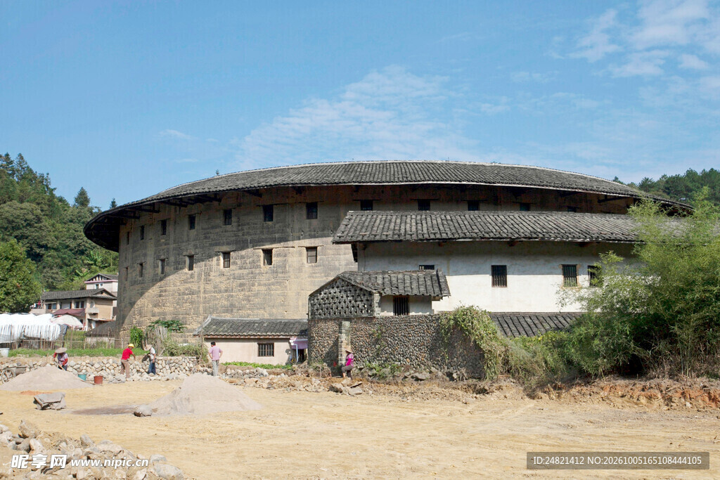 福建客家土楼风光