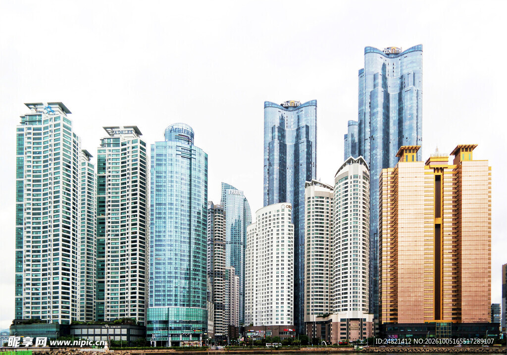 都市高层住宅建筑群