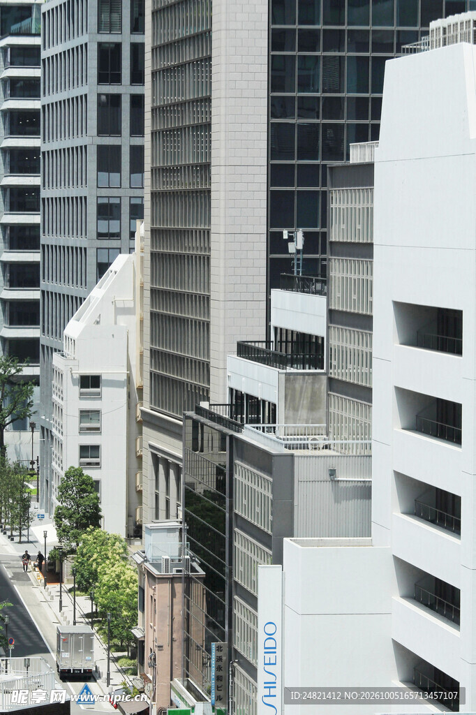 城市高层商务建筑群