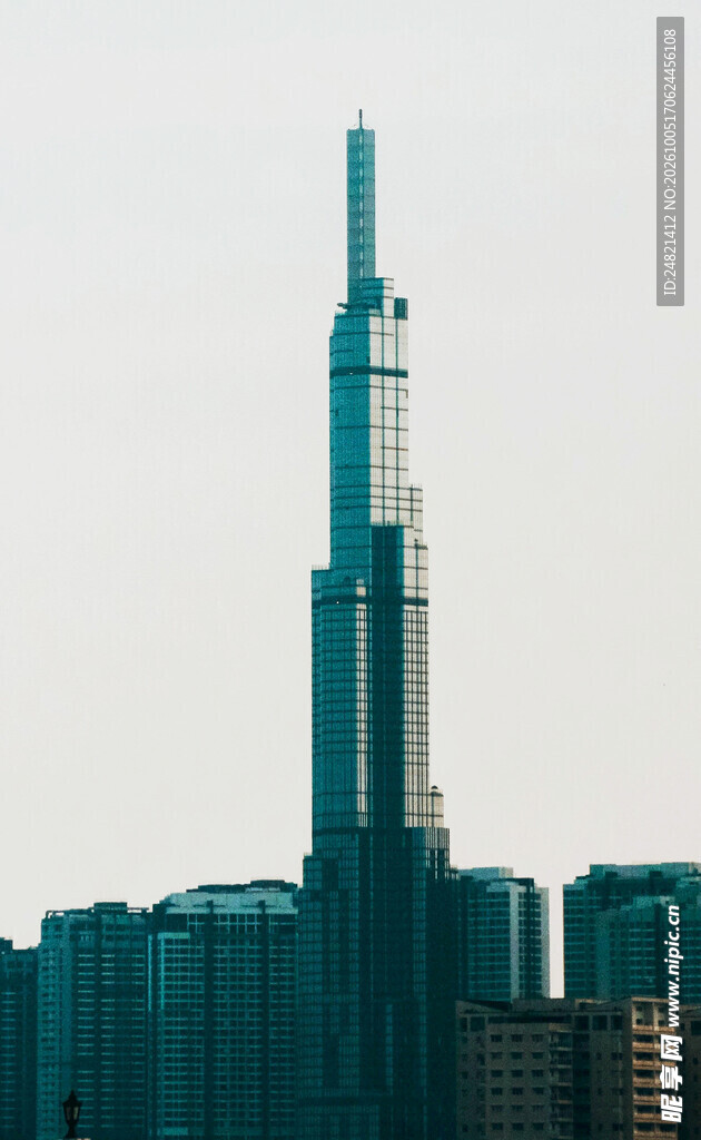 城市摩天大楼远景