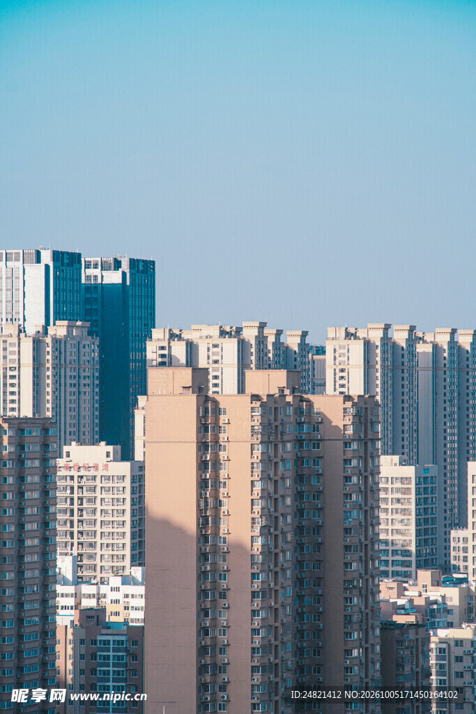 城市高层住宅建筑群