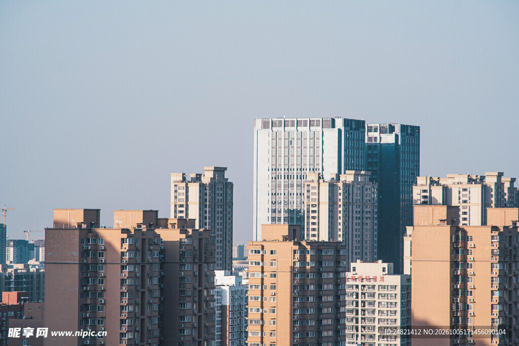 城市高层住宅建筑群