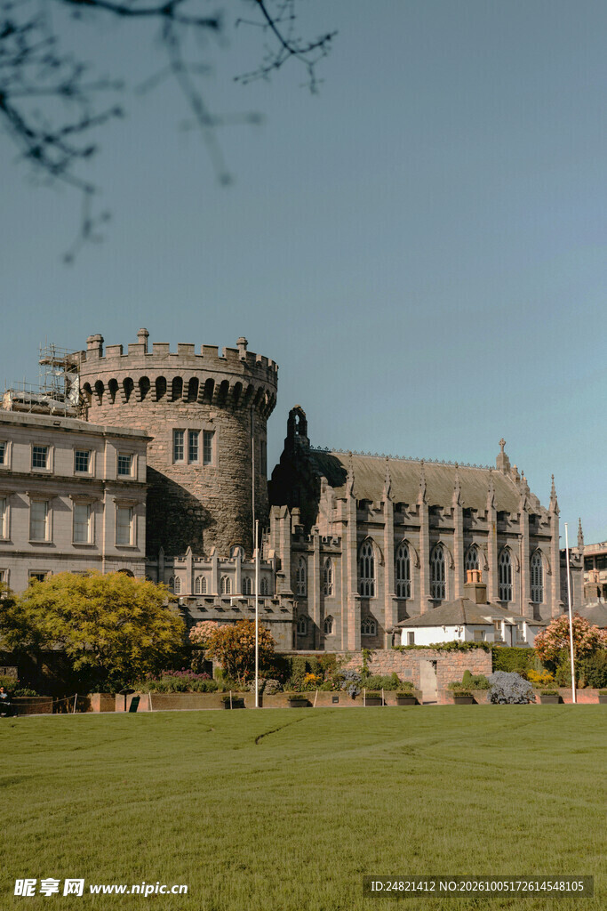 古堡式古典建筑外景