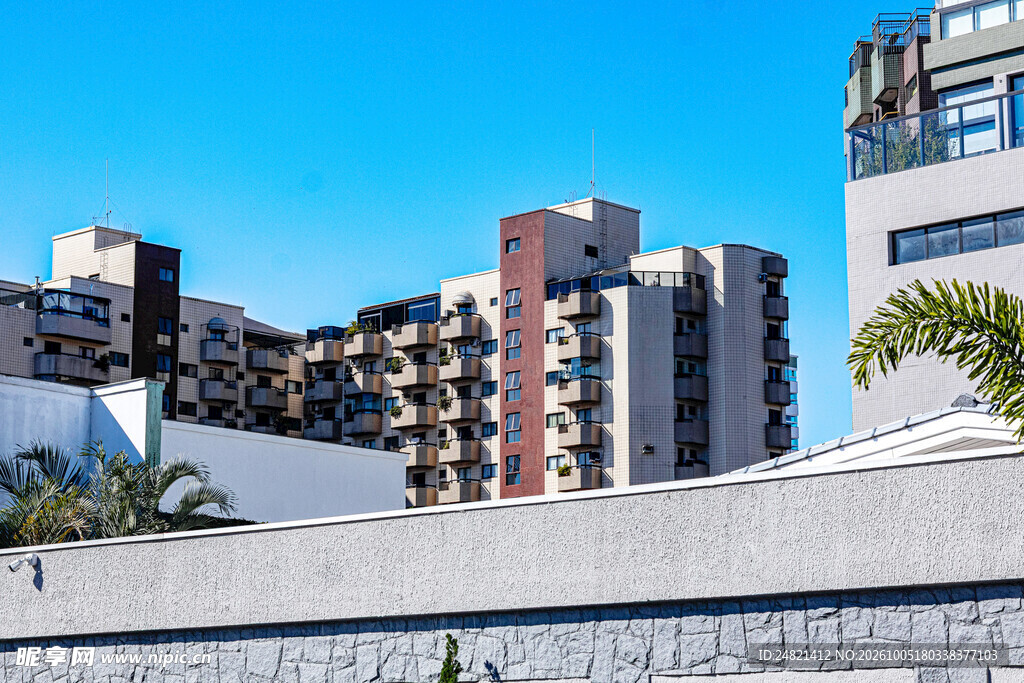 城市住宅建筑群景观