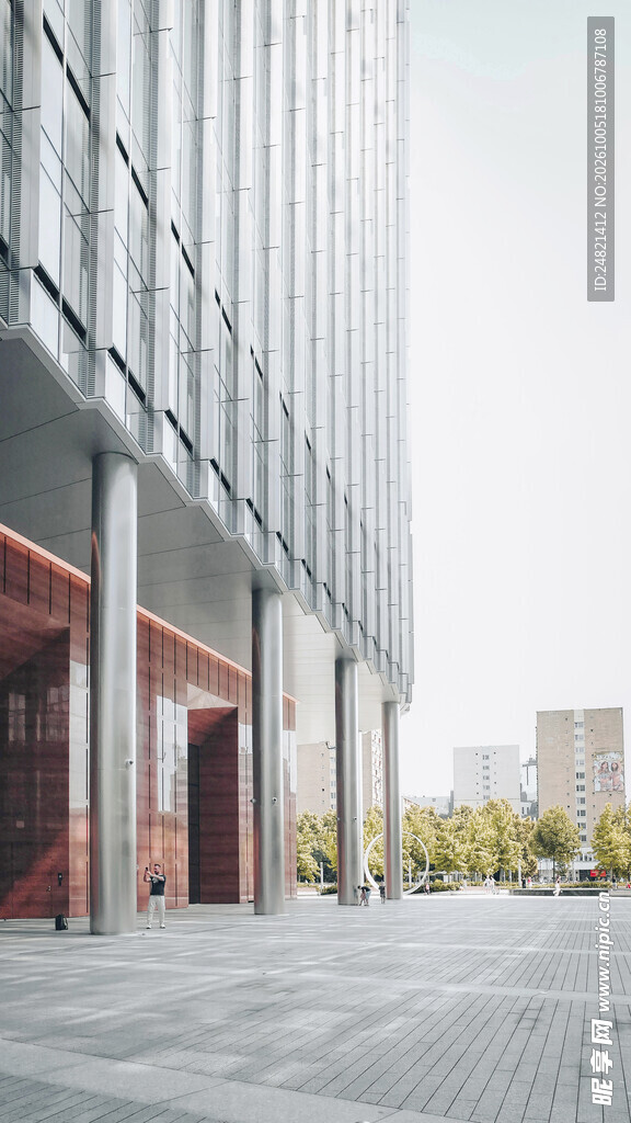 现代商务建筑外景