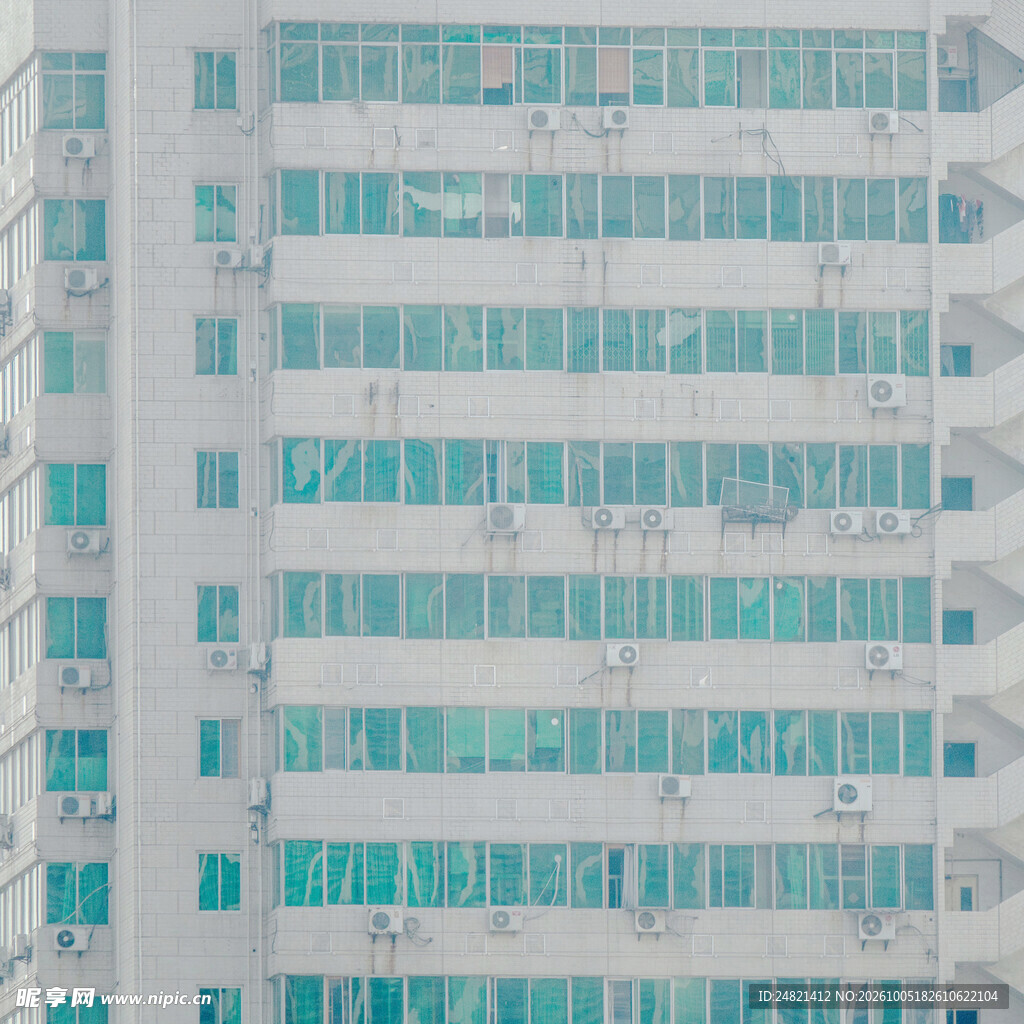 现代建筑外立面特写