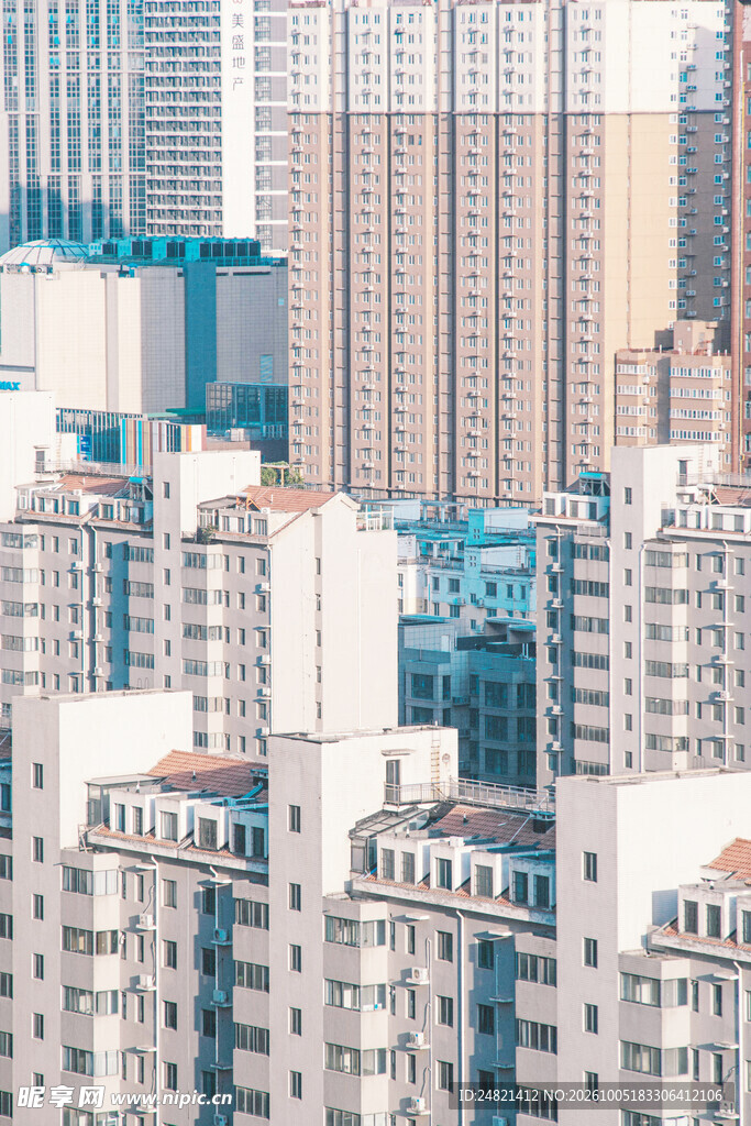 城市高层住宅建筑群