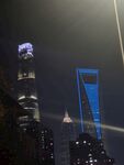 上海陆家嘴三件套夜景