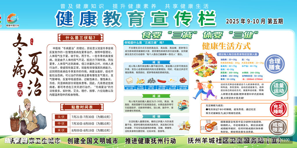 中国养生 冬病夏治 健康教育