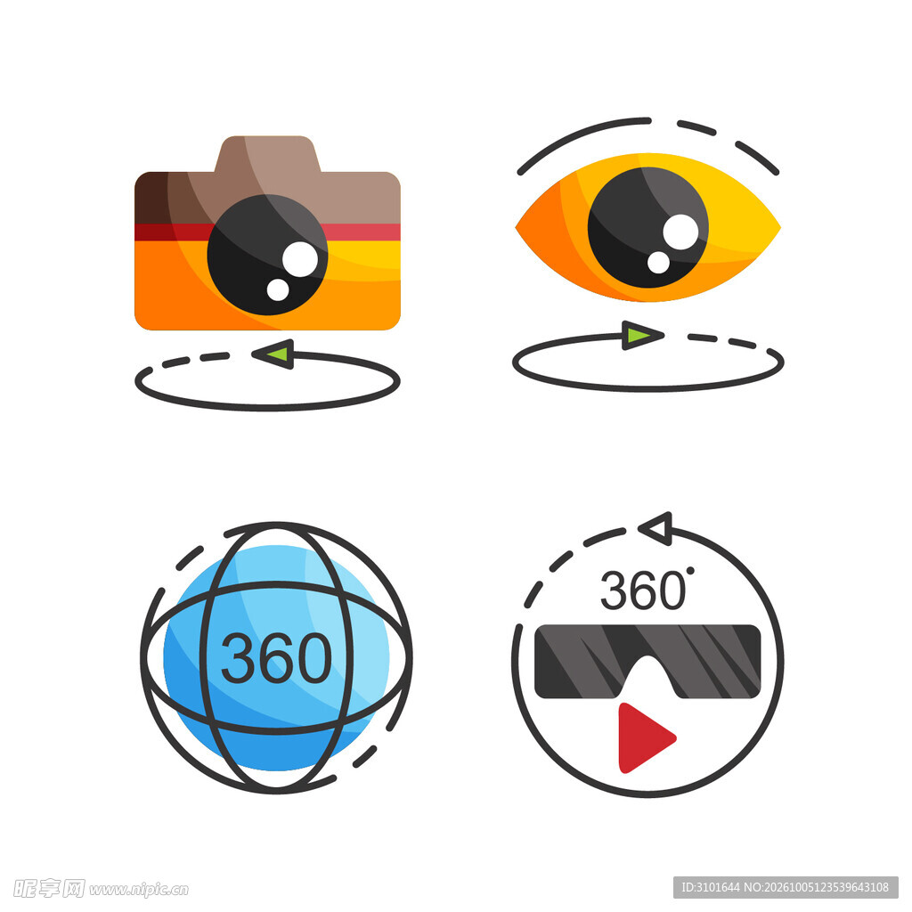 360度图标