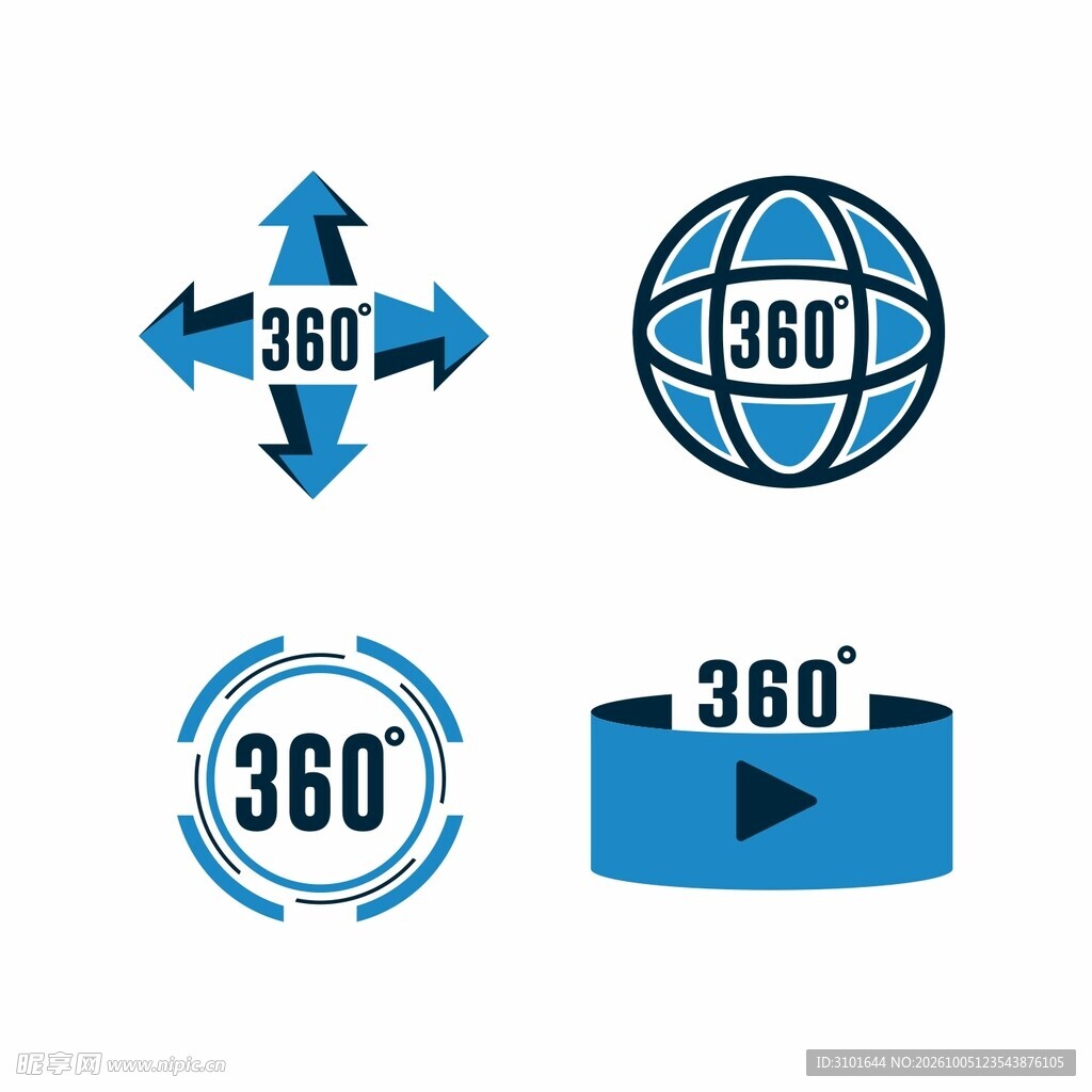 360度图标