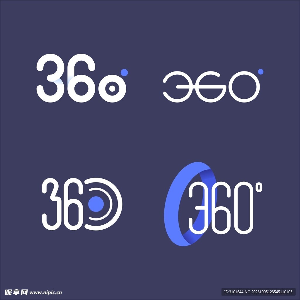 360度图标