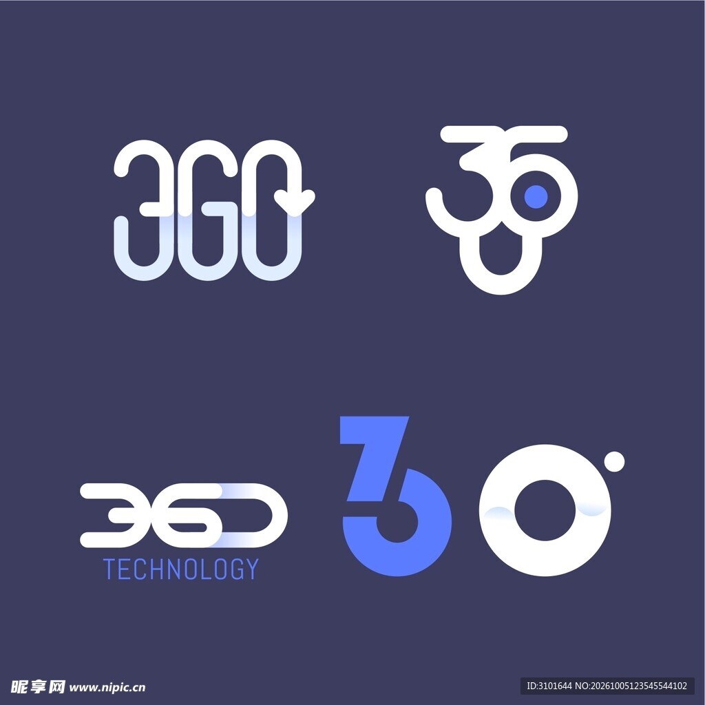 360度图标