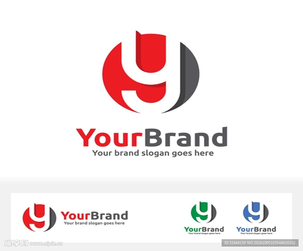Y字母品牌logo设计