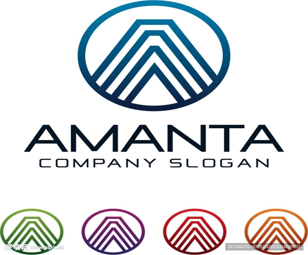 AMANTA创意品牌logo