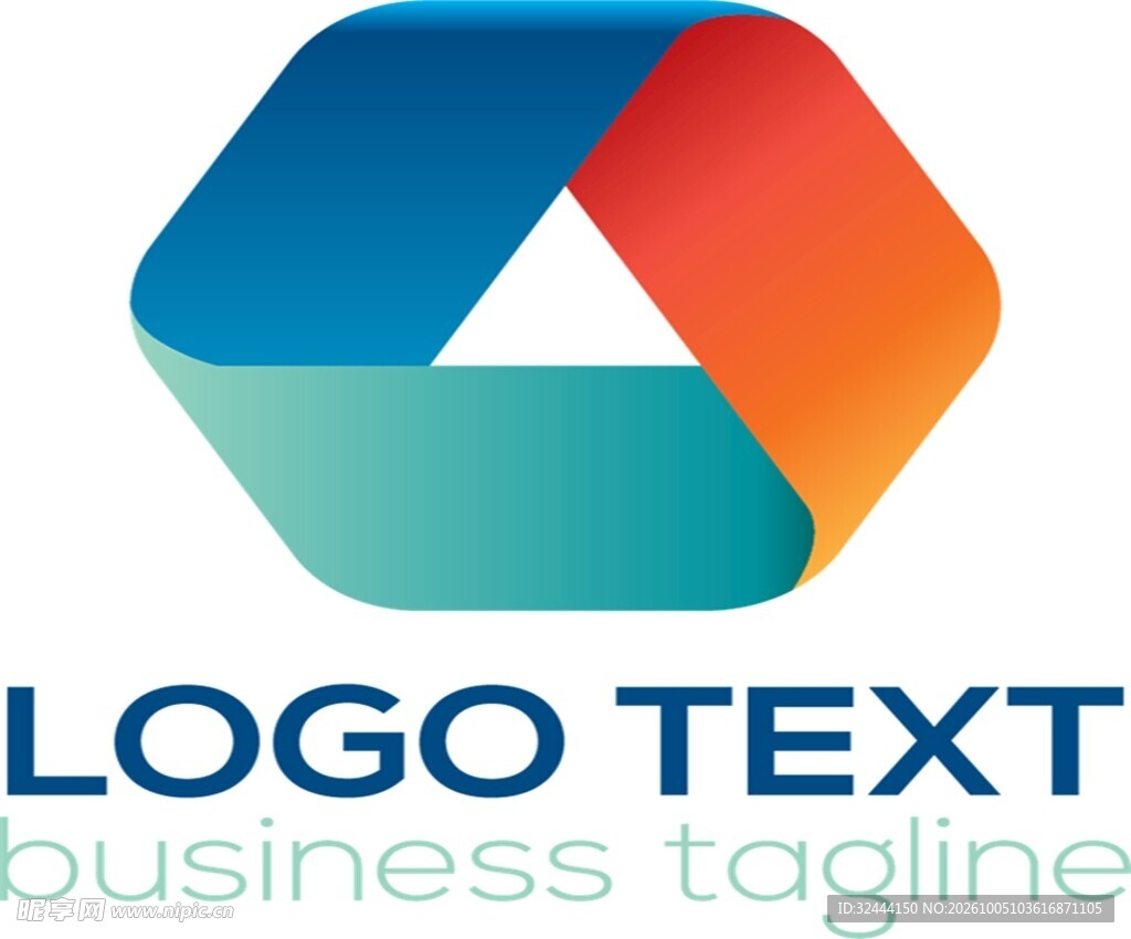 创意立体几何企业logo