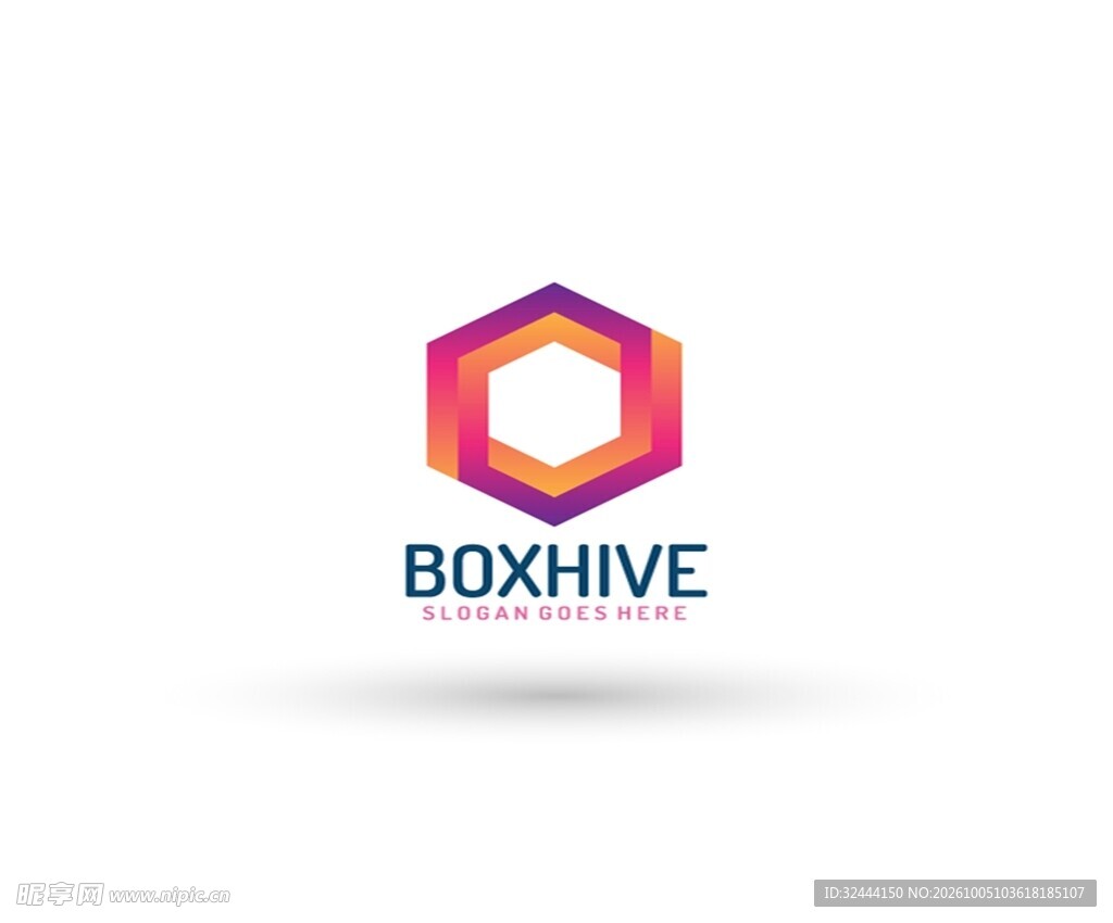 创意六边形品牌logo
