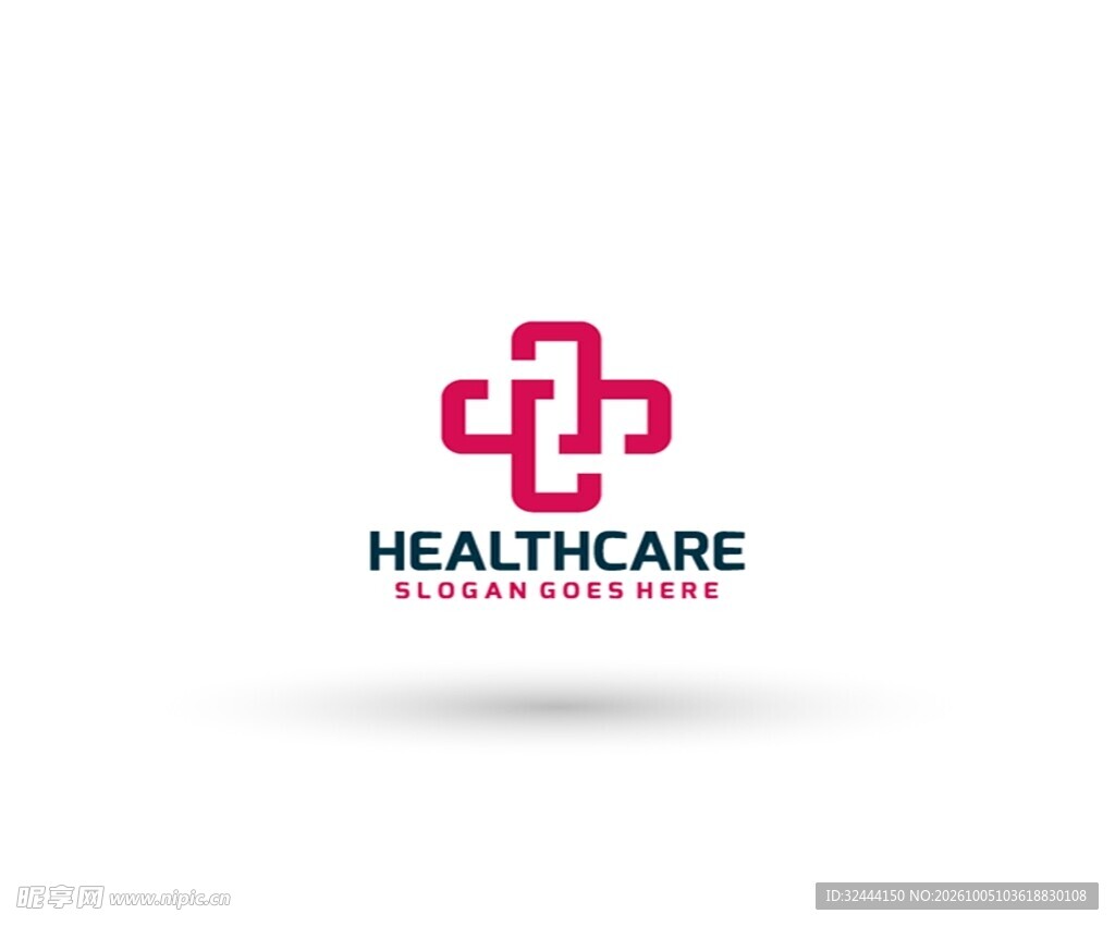 医疗健康十字logo