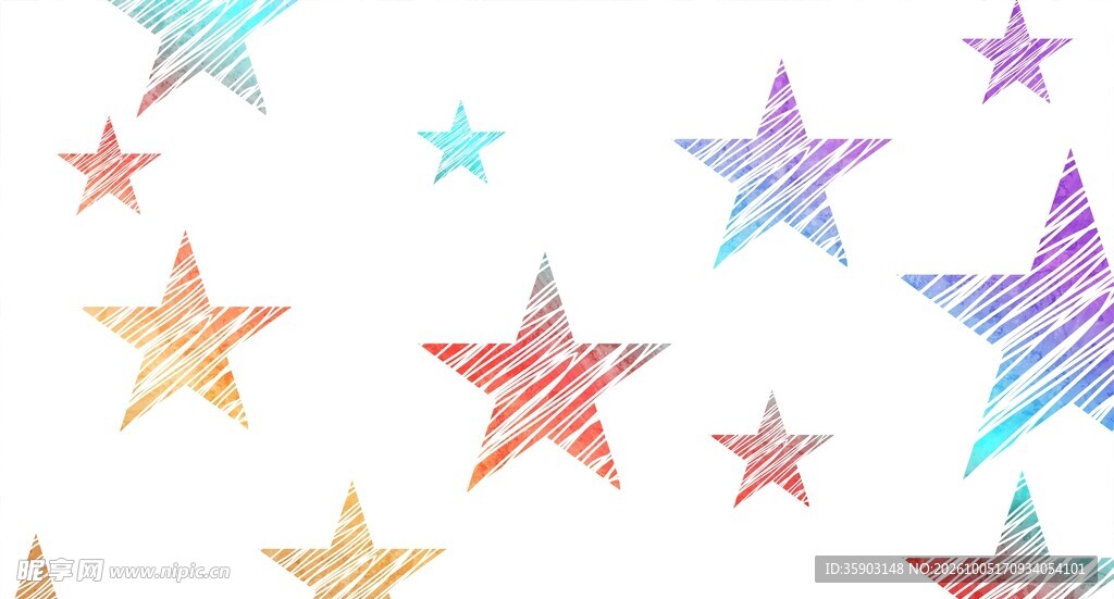 炫彩星星背景