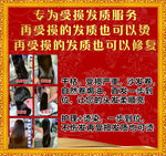 受损发质美发服务宣传海报