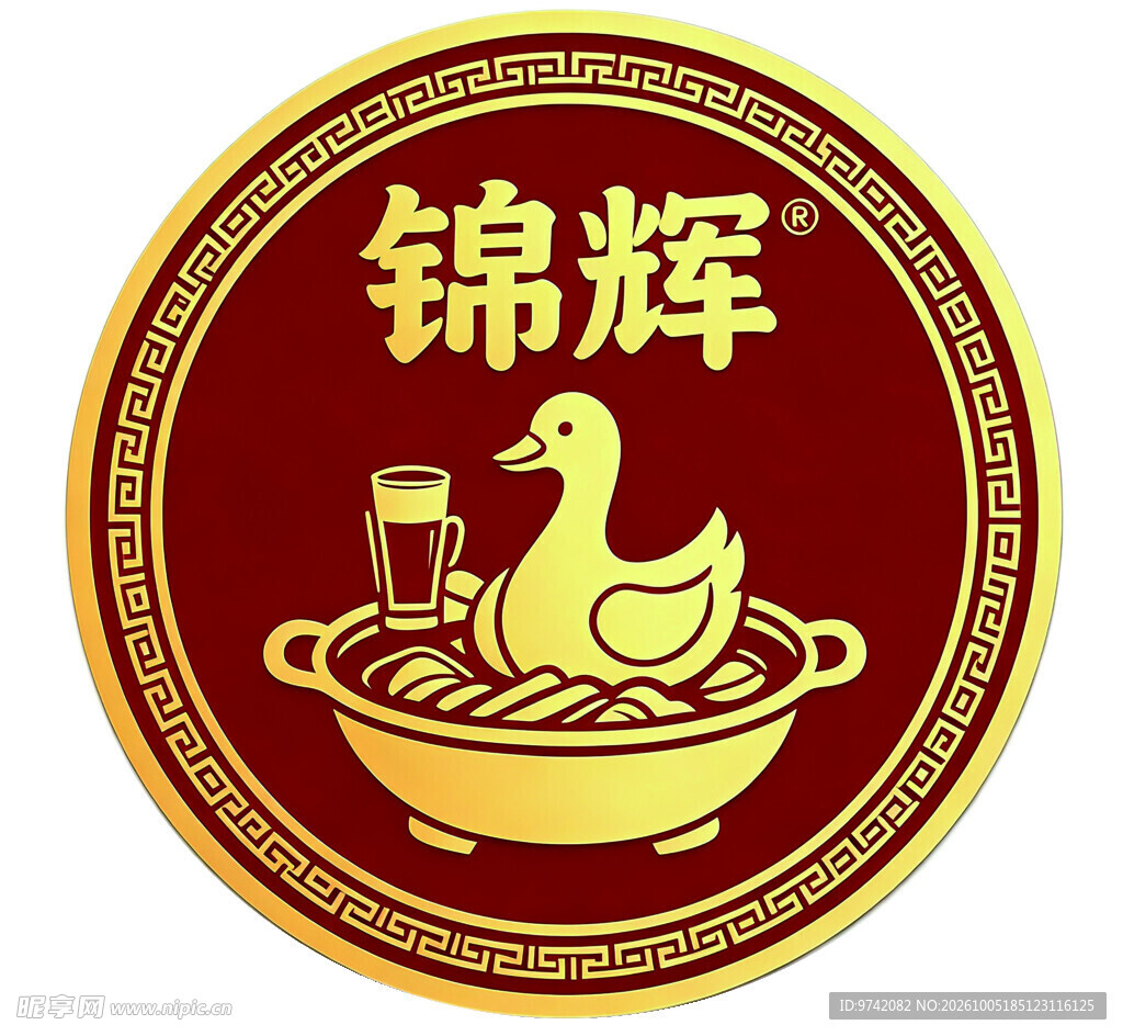 啤酒鸭 标志