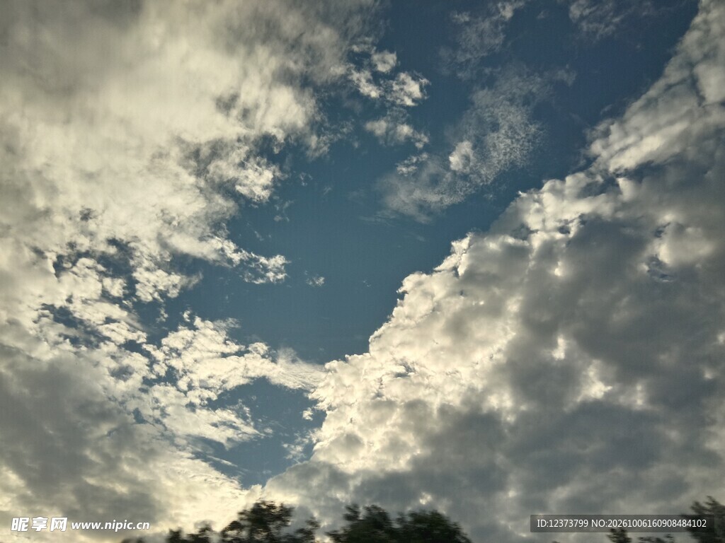多云天空美景