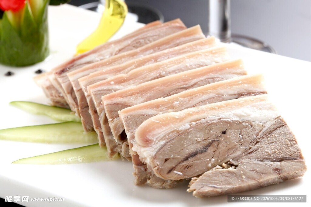 白切羊肉美食图片