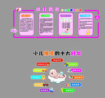 小儿推拿科普宣传展板