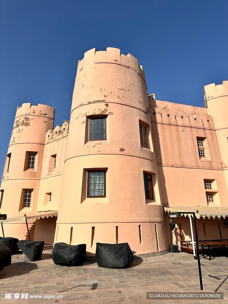 中东风格古堡建筑