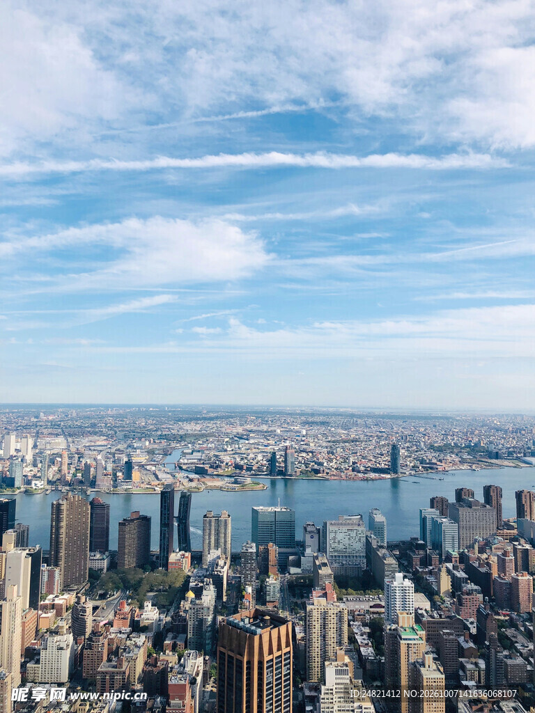 纽约城市高空全景