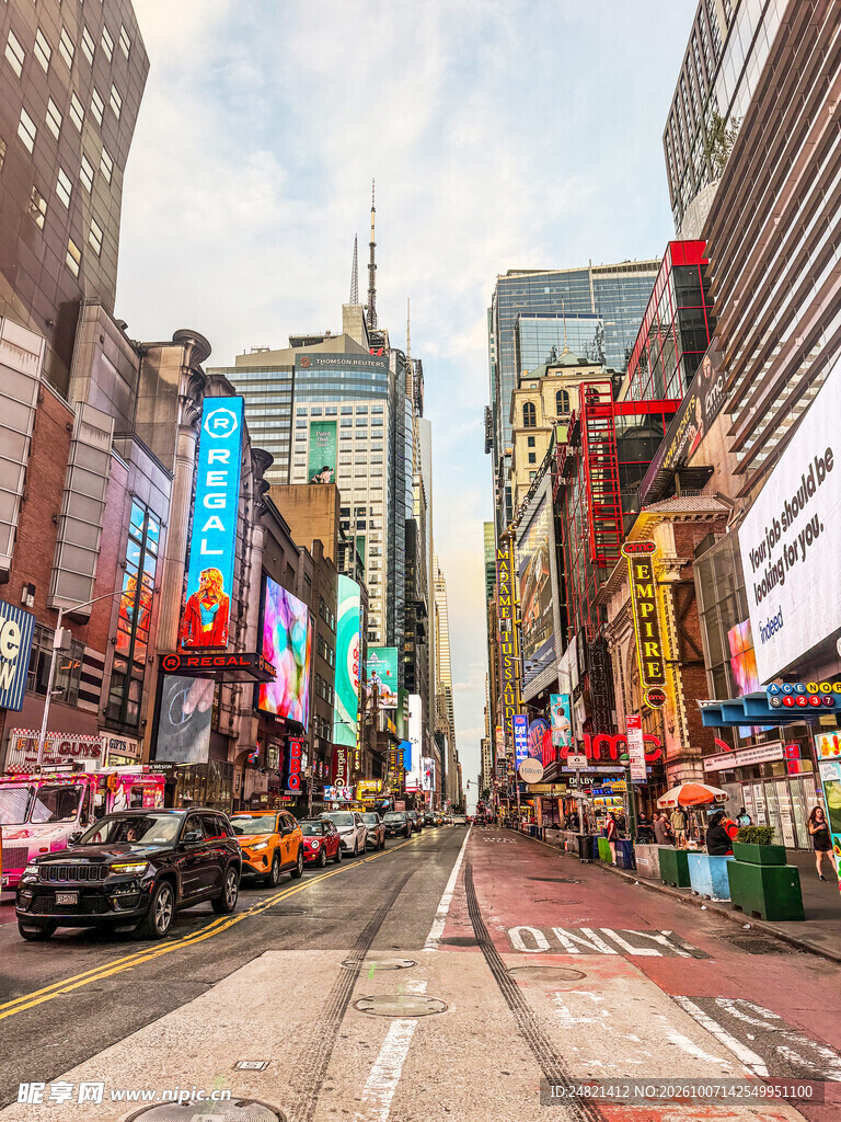 纽约时报广场街景
