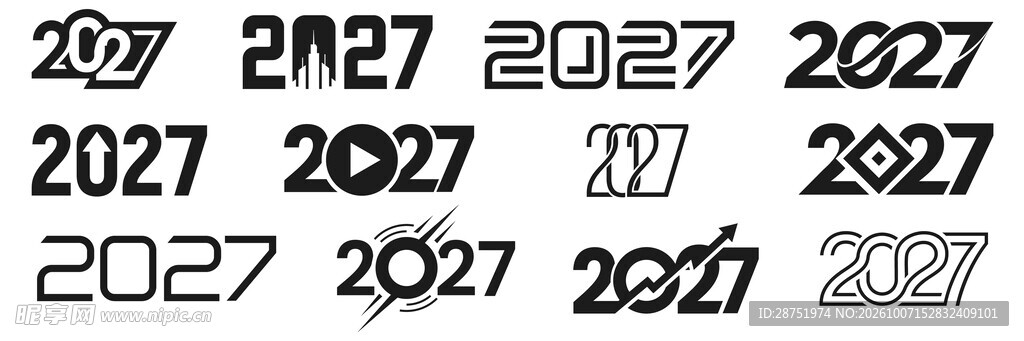 2027 数字素材