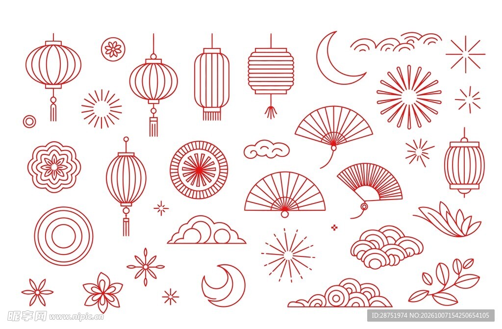 国风节庆素材