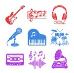 音乐元素图标