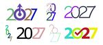 2027 艺术字体