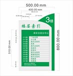 楼层索引导视牌设计
