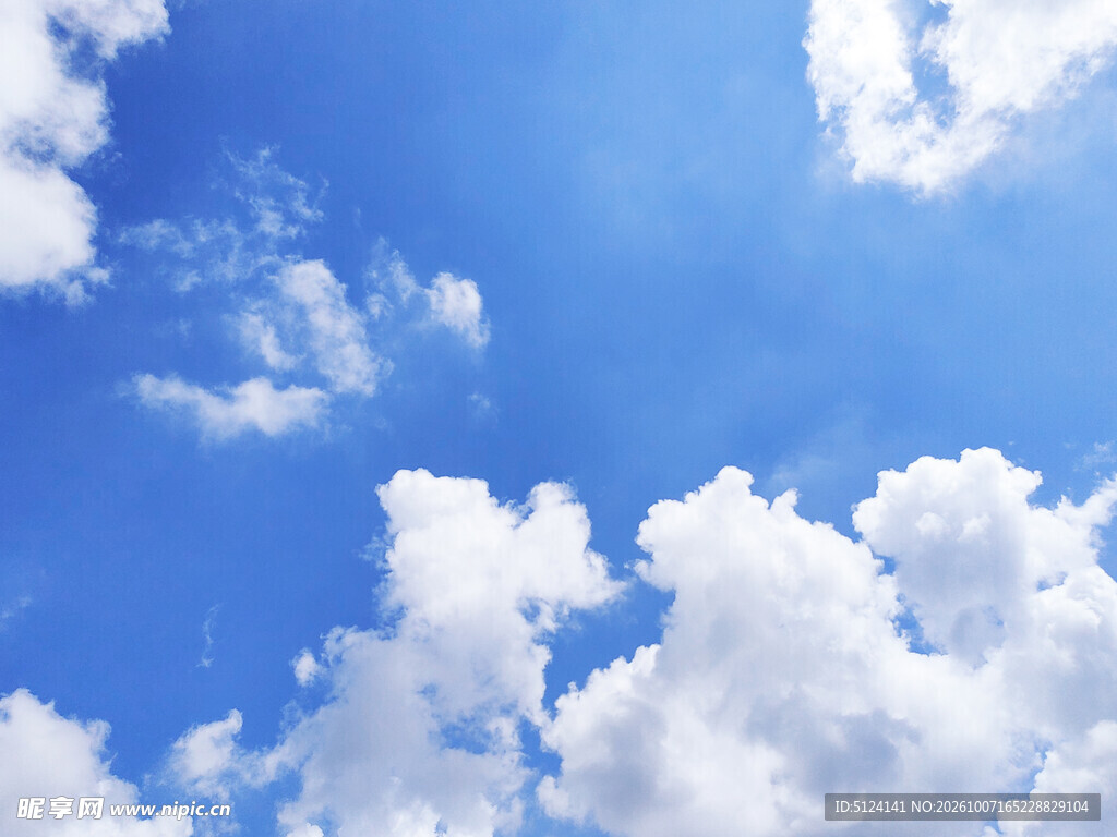 蓝天白云晴空美景